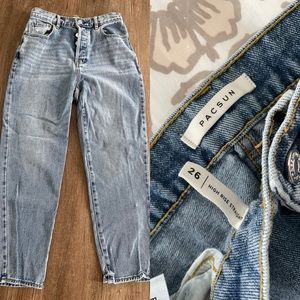Pacsun High Rise Straight Jeans